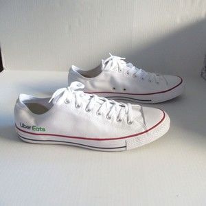 Converse Unisex CT All Star Uber Eats M7652 White Sneaker Shoes Size M 14 W 16
